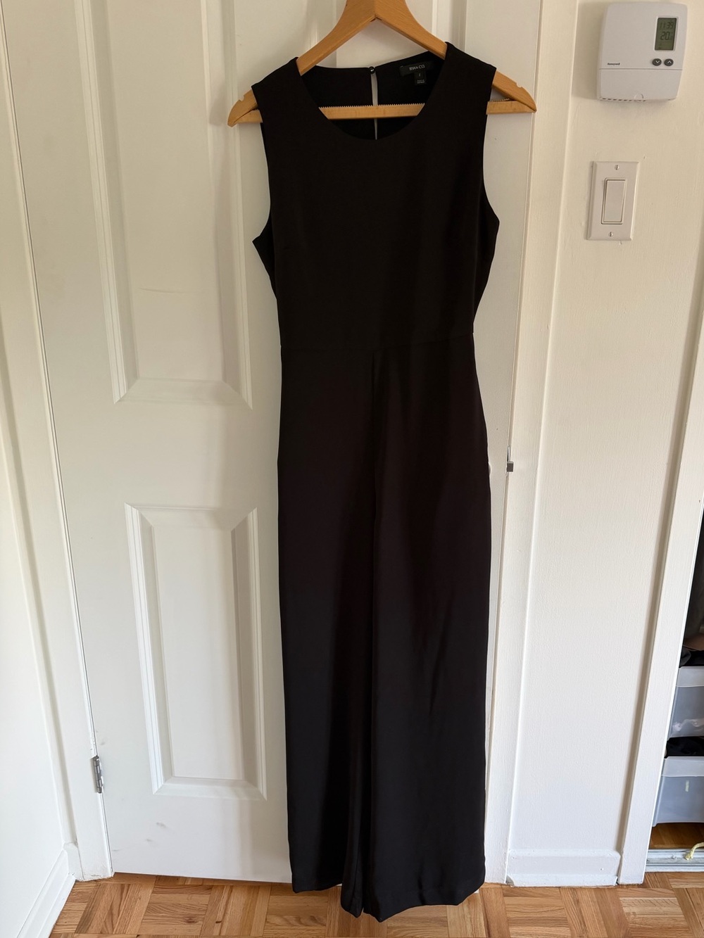 RW&CO. Black Sleeveless jumpsuit